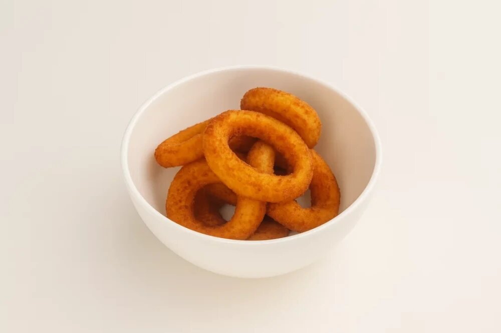 Луковые кольца в кляре