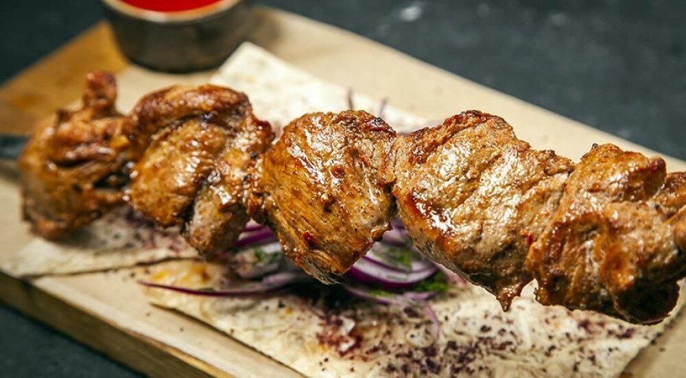 Шашлык из свиной шейки