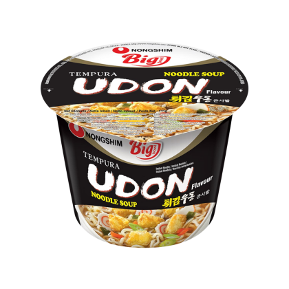 Корейская лапша удон с морепродуктами Темпура