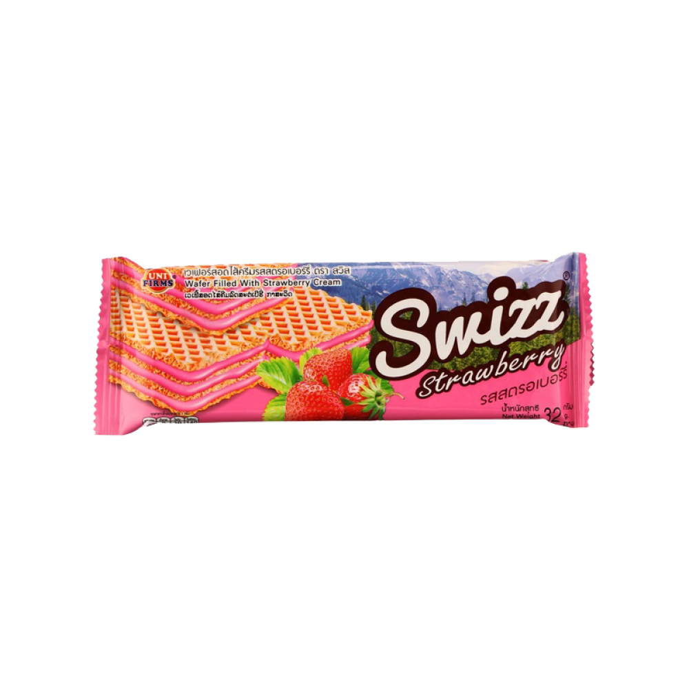 Тайские вафли с клубничным кремом Swizz