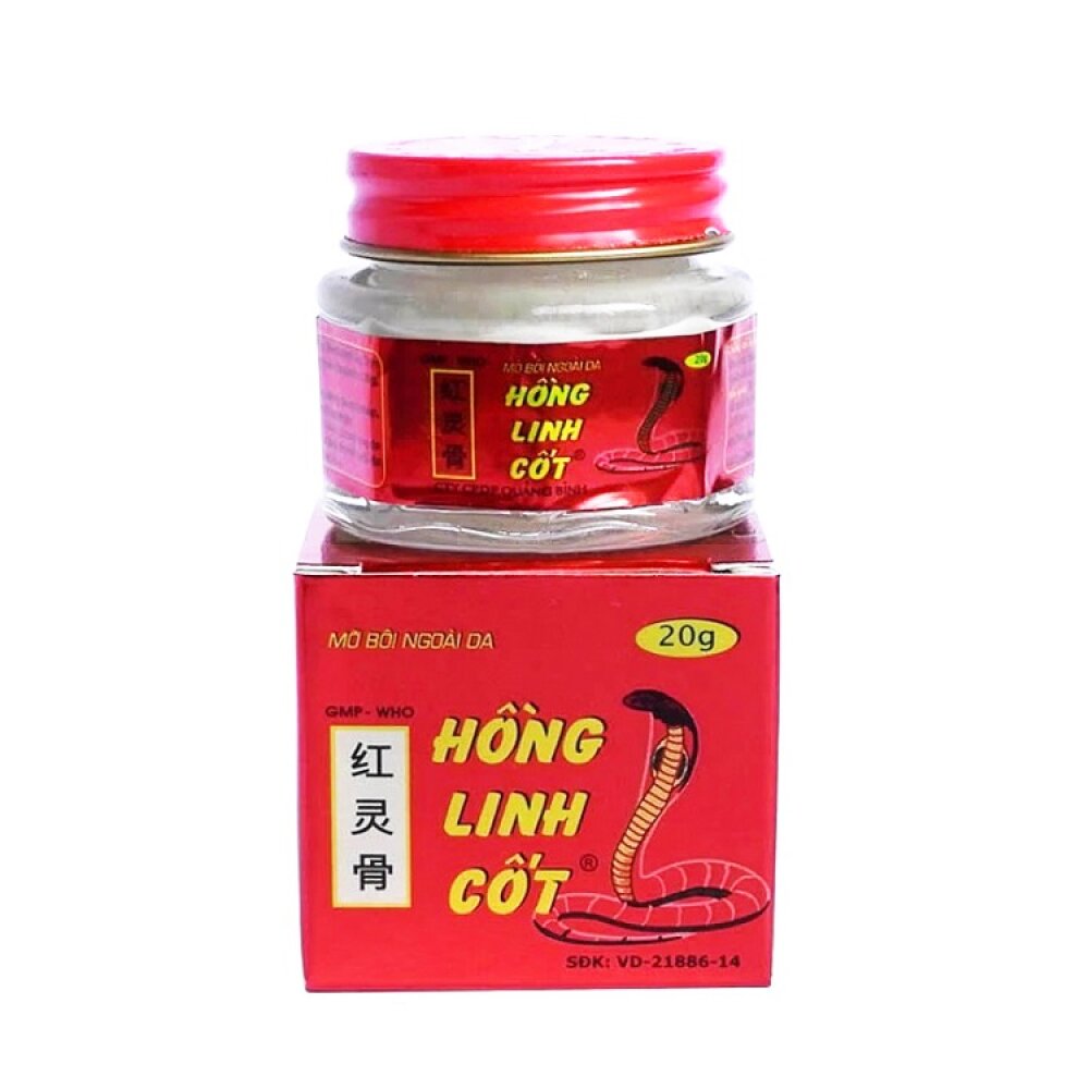 Вьетнамский бальзам с ядом кобры Hong Linh Cot