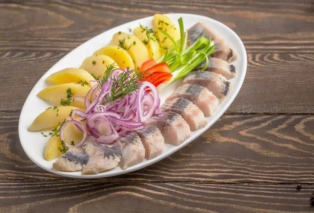 Селедка с картошкой