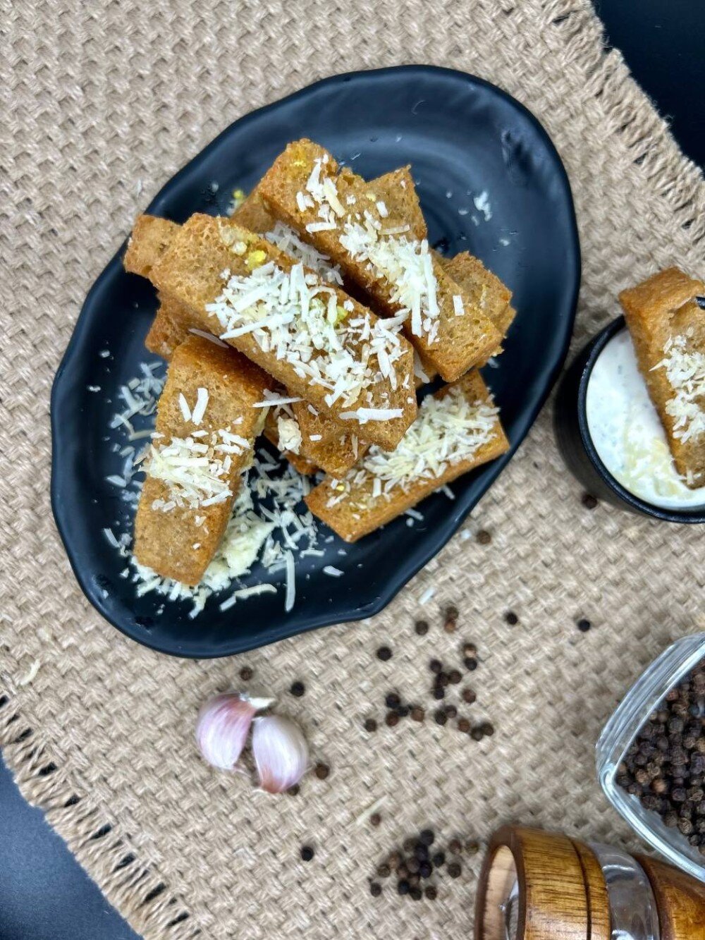 Гренки фирменные с сыром