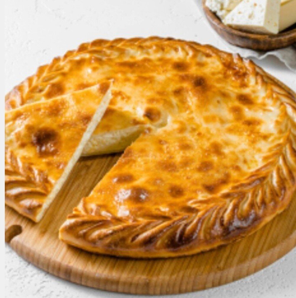 Пирог закрытый с сыром и творогом