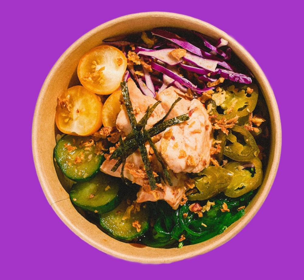 Поке с курицей