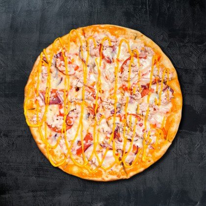 Пицца Бургер с курицей