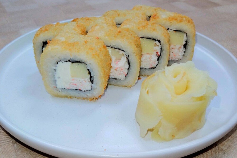 Жареные с крабом