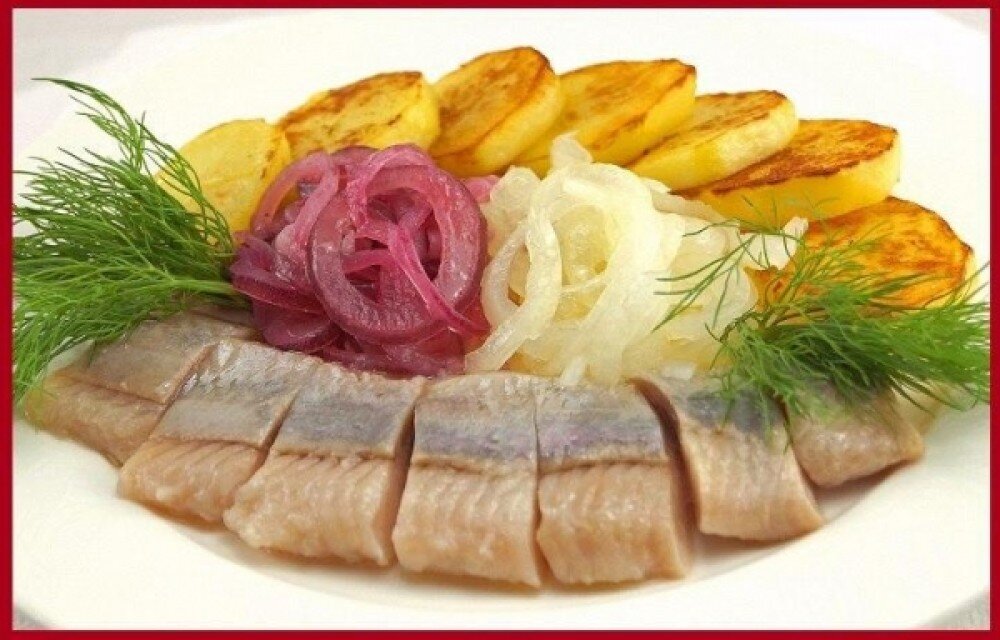 Селедка с картошкой