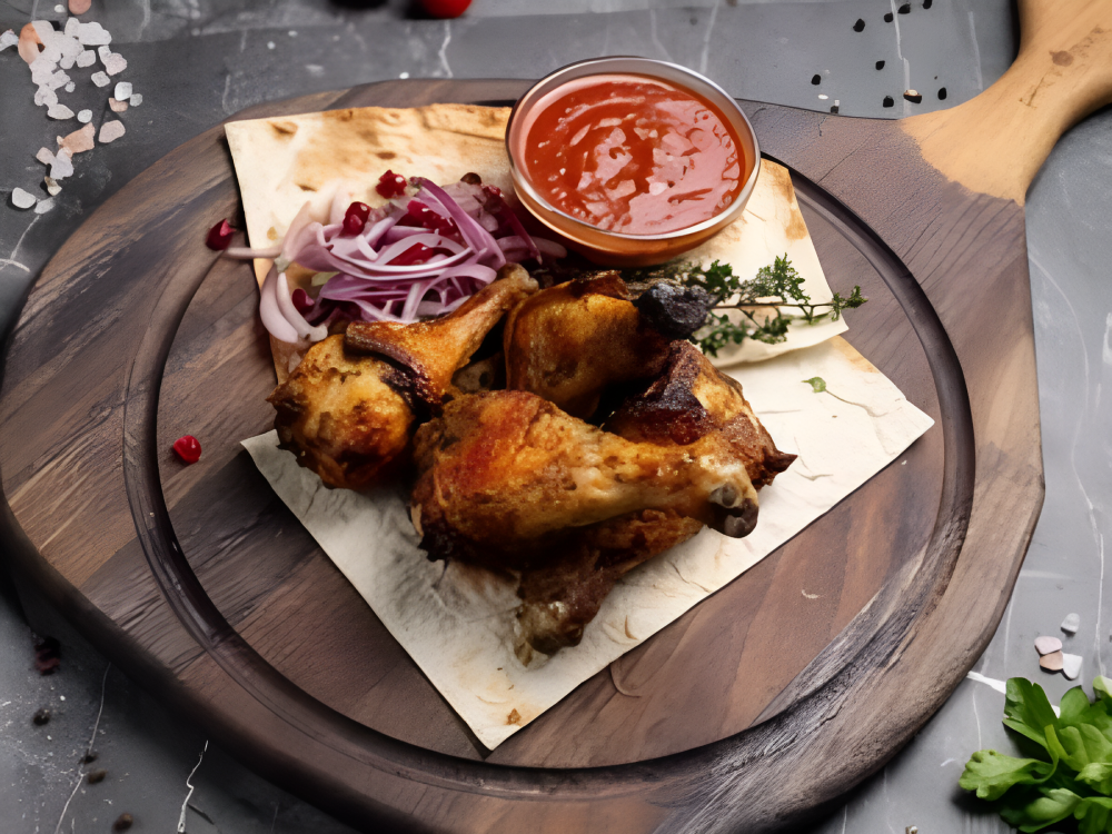Шашлык из куриной голени