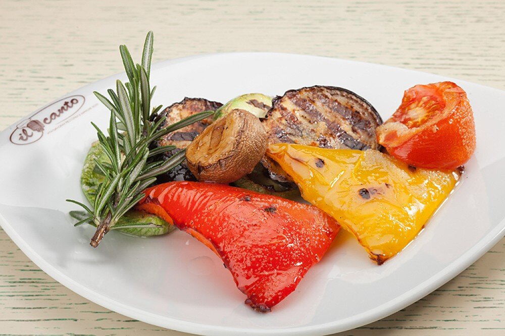 Овощи на углях