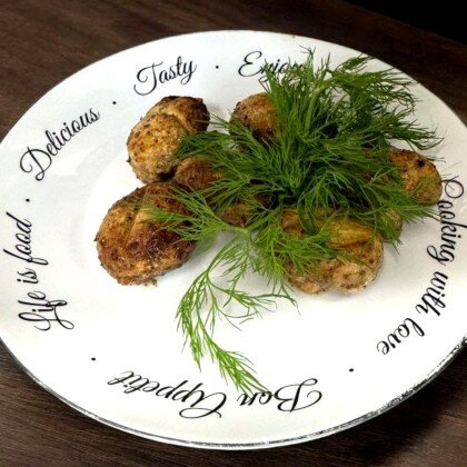 Шампиньоны на мангале