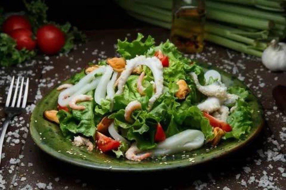 Салат с морепродуктами «Итальянский»