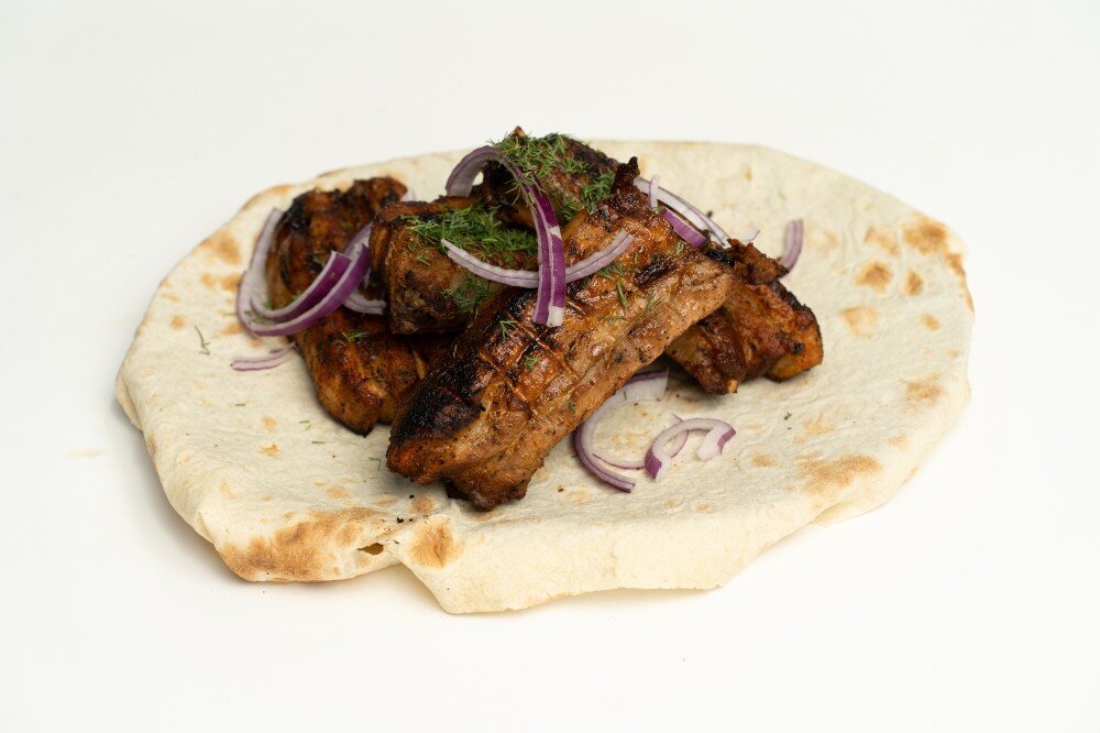 Ребра на мангале