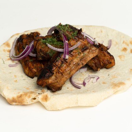 Ребра на мангале