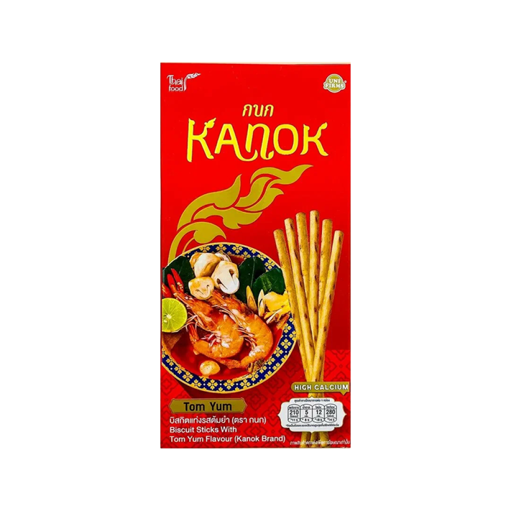 Печенье палочки со вкусом Том Ям "Kanok"