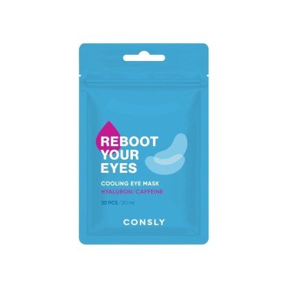 Маска-патчи для области вокруг глаз с кофеином и гиалуроновой кислотой Eyes Reboot Hyaluronic Acid & Caffeine Cooling Eye Mask