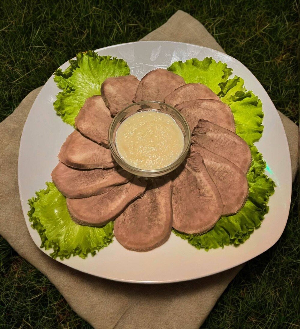 Язык говяжий с хреном