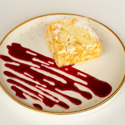 Запеканка творожная с тыквой