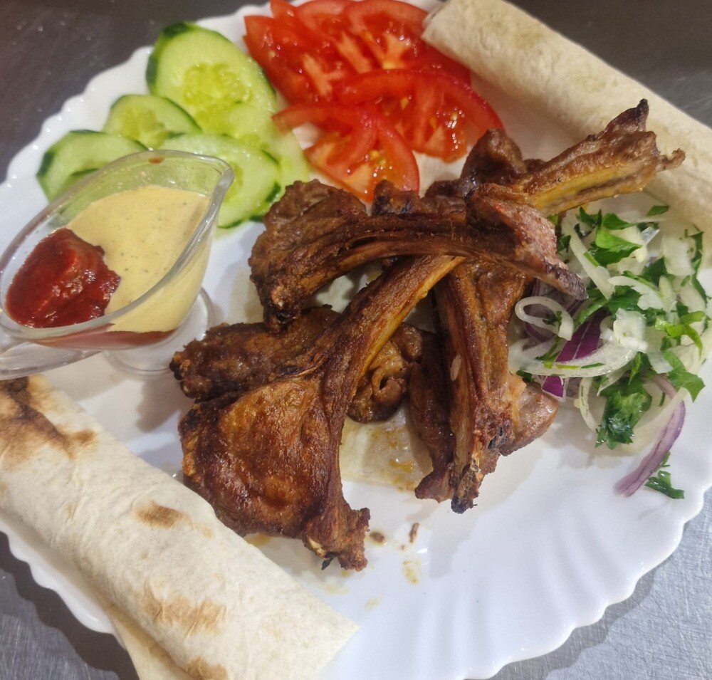 Шашлык из баранины корейки