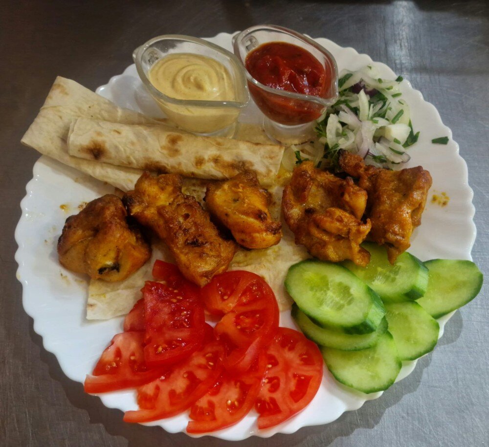 Шашлык из куриного бедра