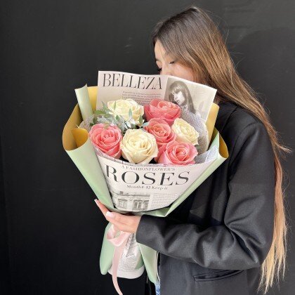 Розы Эквадор в букете