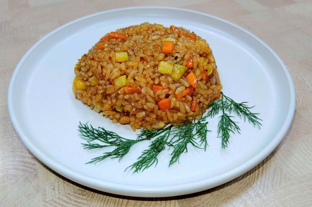 Тяхан с овощами