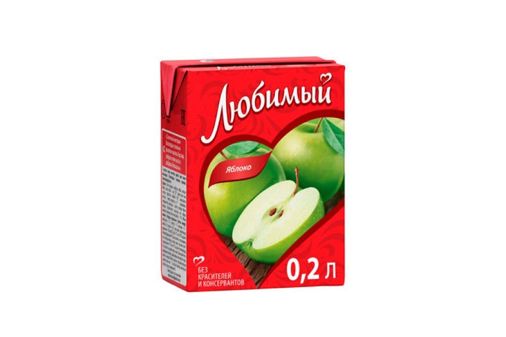 Сок Любимый Яблоко