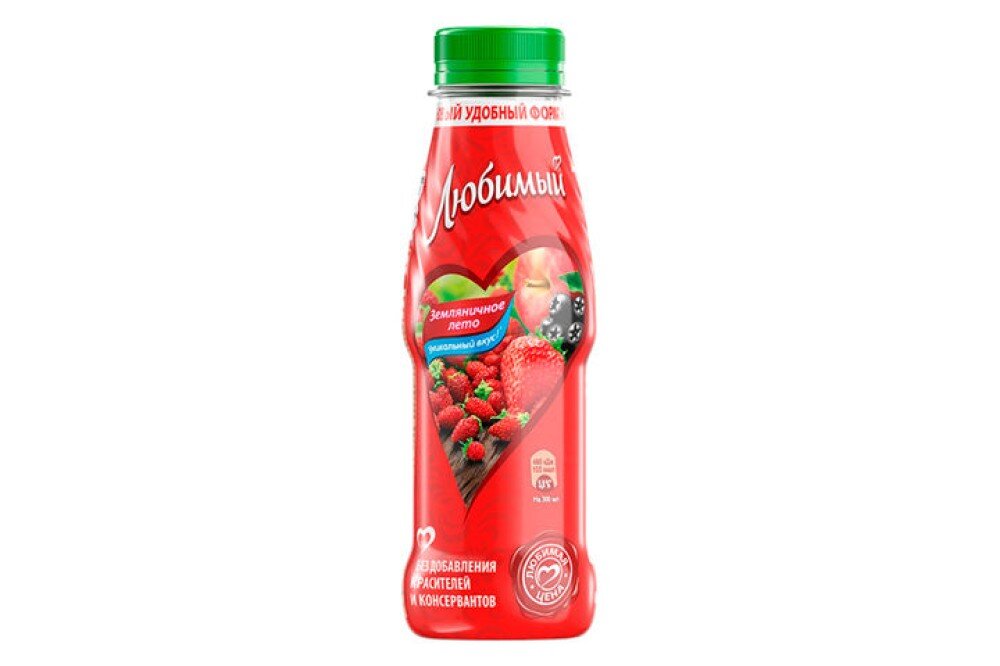 Сок «Любимый» Земляничное лето