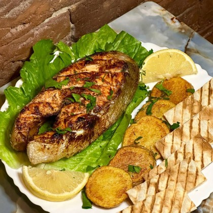 Стейк из семги