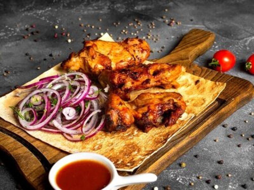Шашлык из куриного бедра