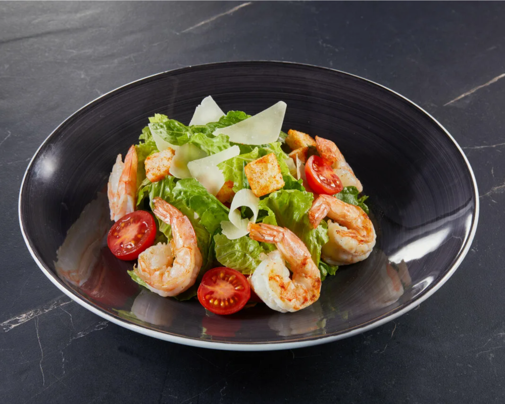 Цезарь с креветками 225г/с курицей 300г