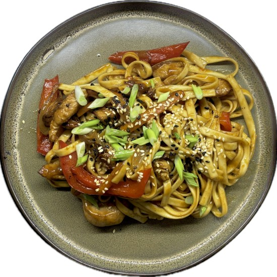 Вок с пряным цыпленком