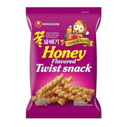 Корейские хрустящие палочки с мёдом и яблоком Nongshim