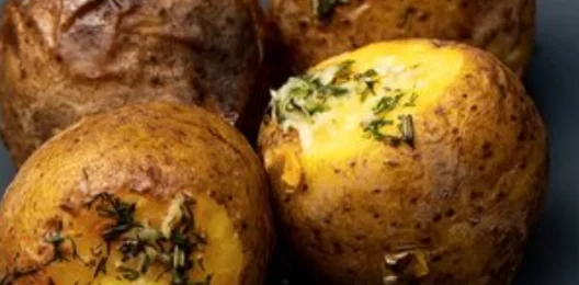 Картофель с ароматным маслом