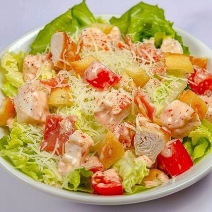Салат «Цезарь с курицей»