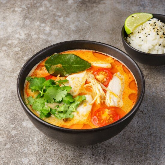 Том Ям с цыпленком