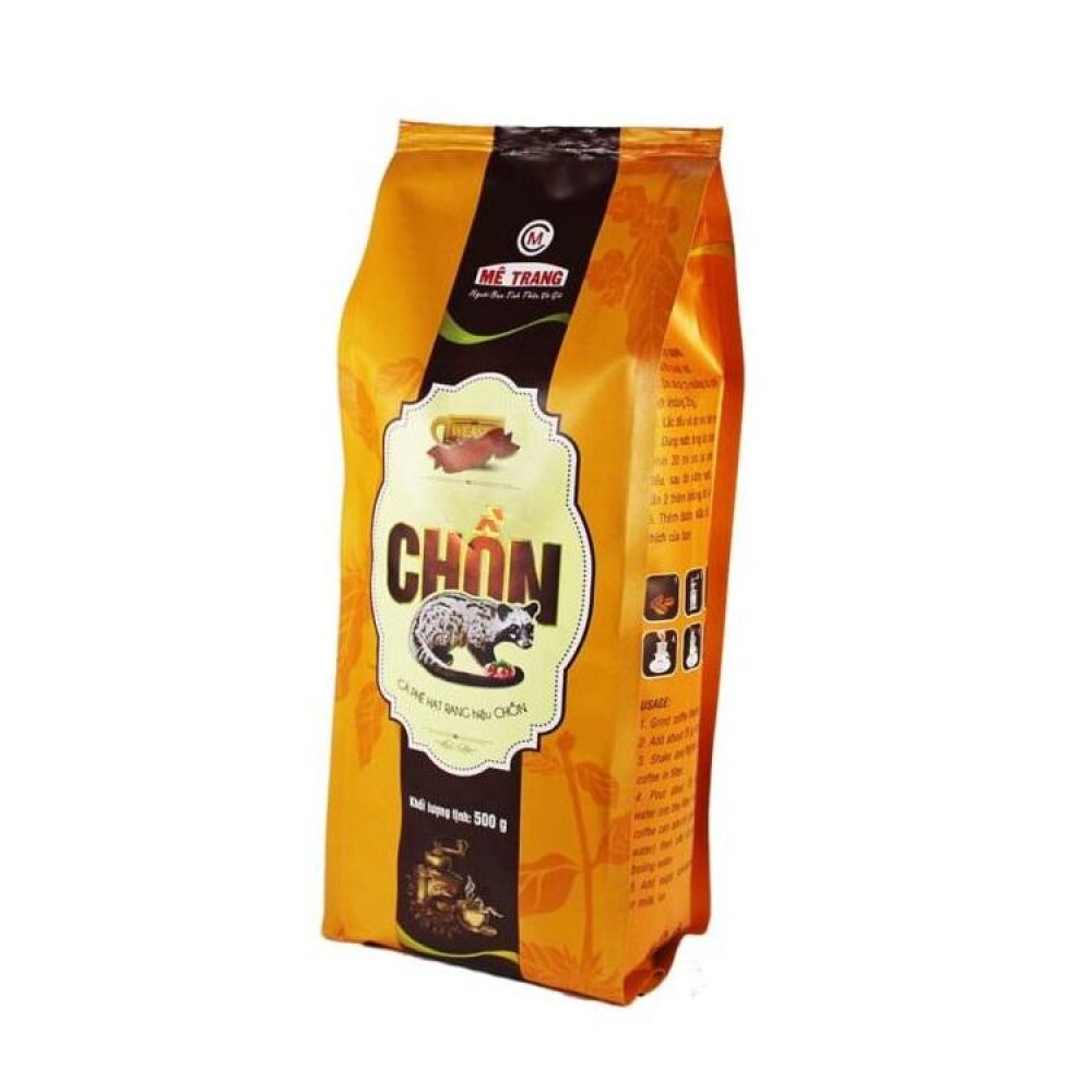 Вьетнамский кофе Лювак в зернах Me Trang Chon