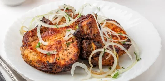 Шашлык из свинины на ребре
