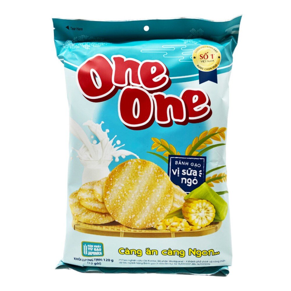 Вьетнамские рисовые крекеры с кукурузным молоком One One