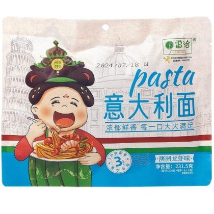 Лапша-паста LeiQia с морепродуктами