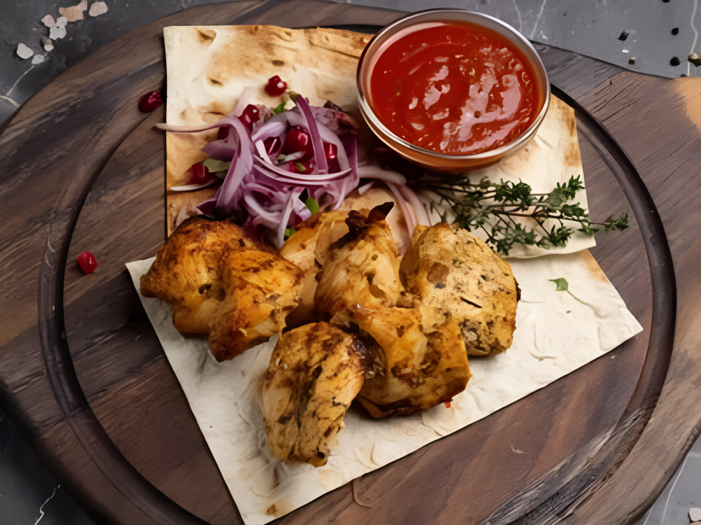 Шашлык из филе куриной грудки