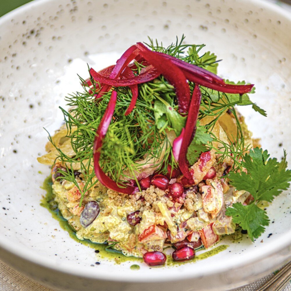 Грузинский мясной салат