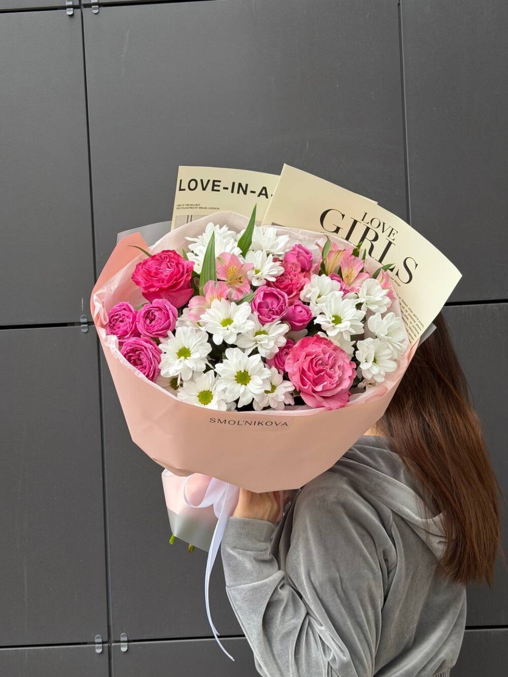 Яркий букет цветов