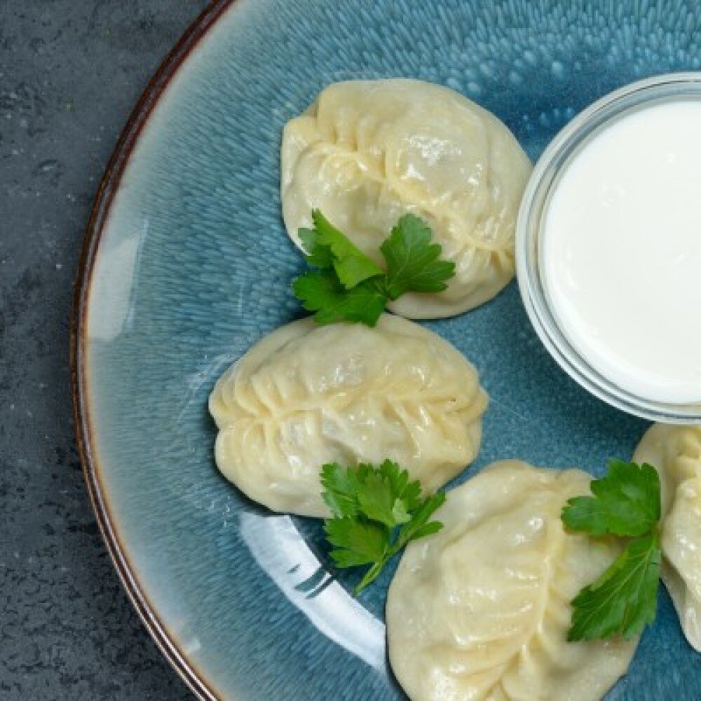 Манты с бараниной