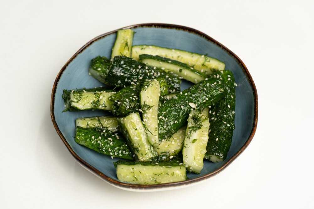 Салат «Огурцы-пятиминутка»