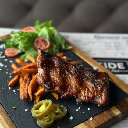 Ребра свиные барбекю