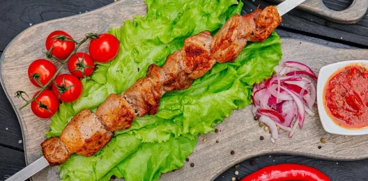 Шашлык из куриной грудки