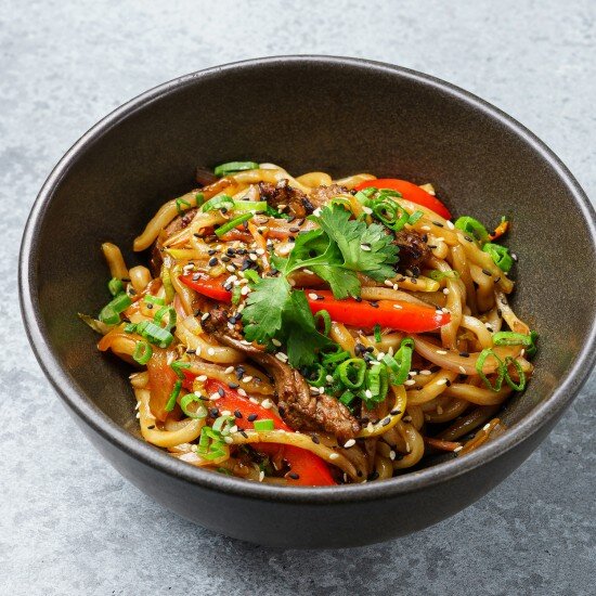Вок удон с говядиной