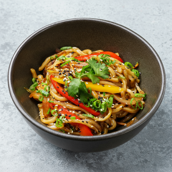 Вок удон с овощами