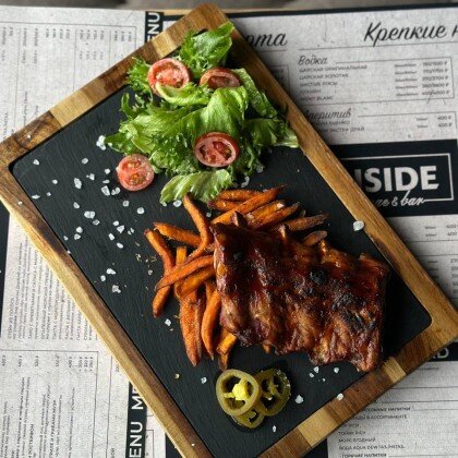 Ребра свиные под соусом от Шефа